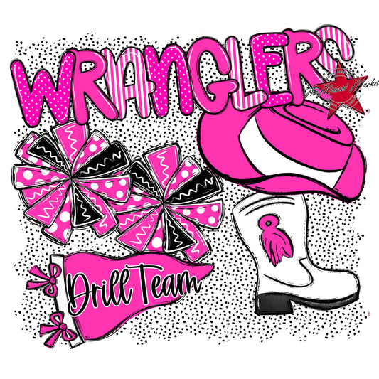 Wranglers Drillteam Spirit-Pink