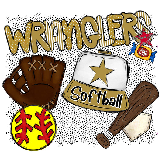 Wranglers Softball Spirit-Gold