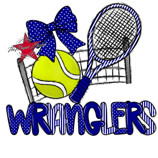 Wranglers Tennis Spirit Design-Blue