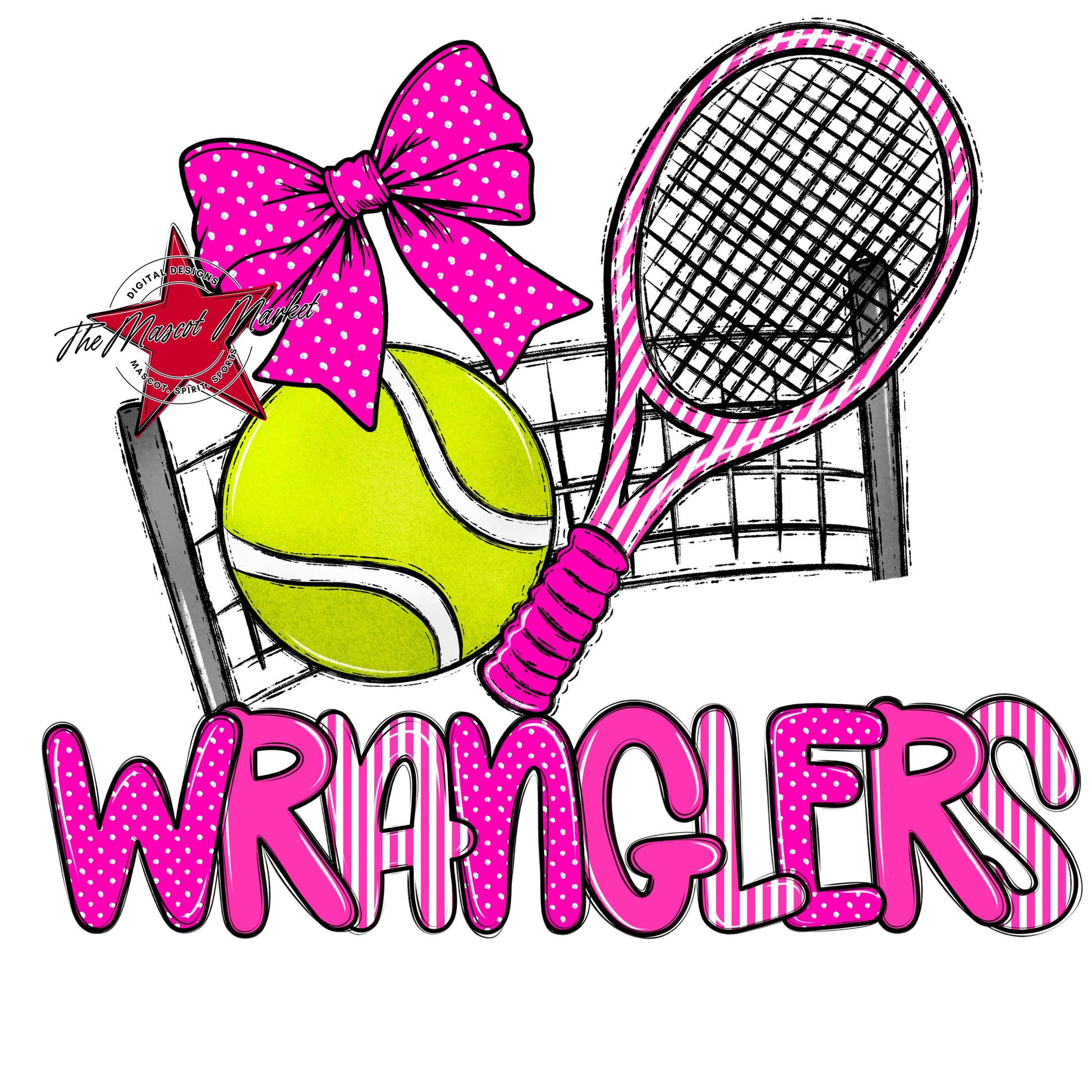 Wranglers Tennis Spirit Design-Pink