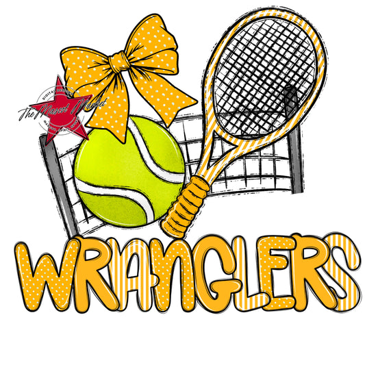 Wranglers Tennis Spirit Design-Yellow