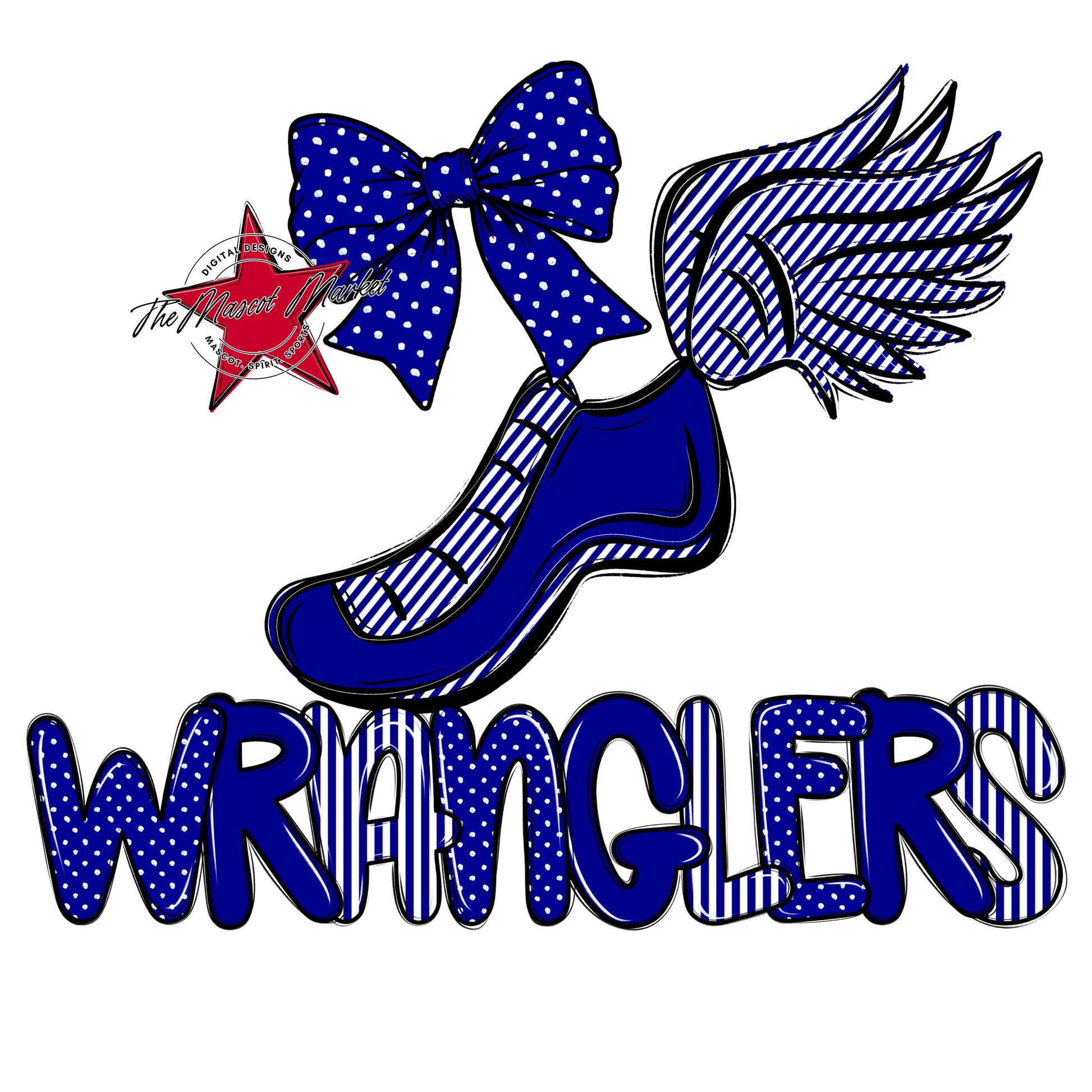 Wranglers Track Spirit Design-Blue