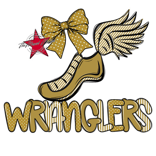 Wranglers Track Spirit Design-Gold