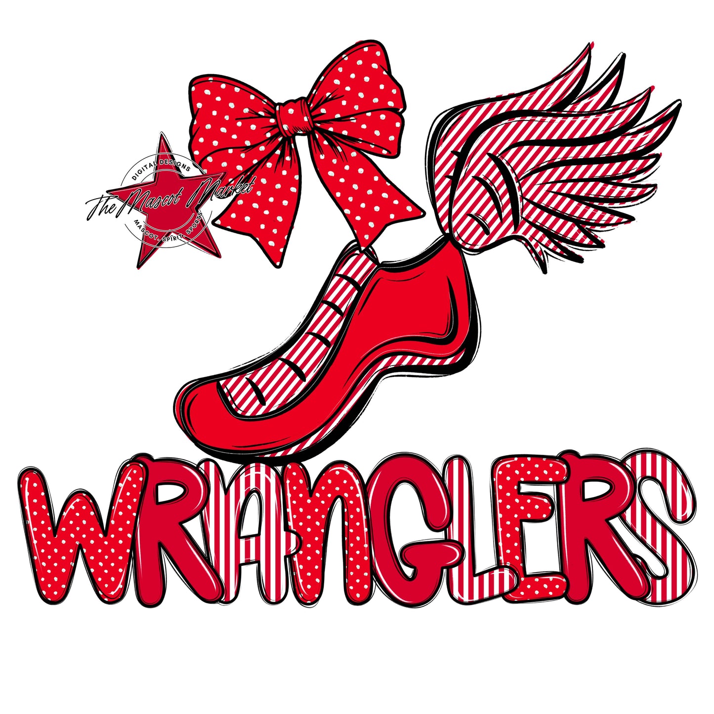 Wranglers Track Spirit Design-Red