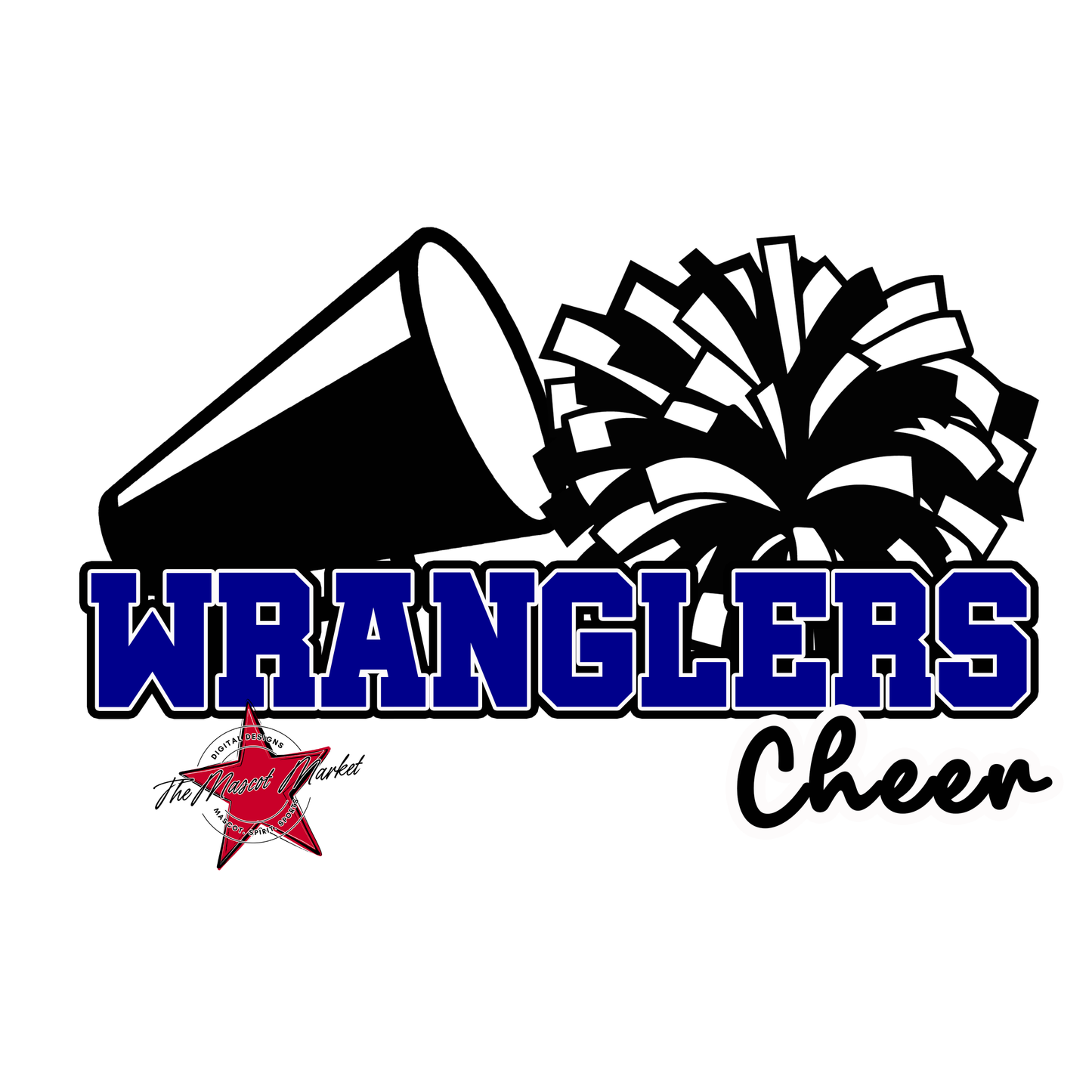 Wranglers Varsity Cheer-Blue