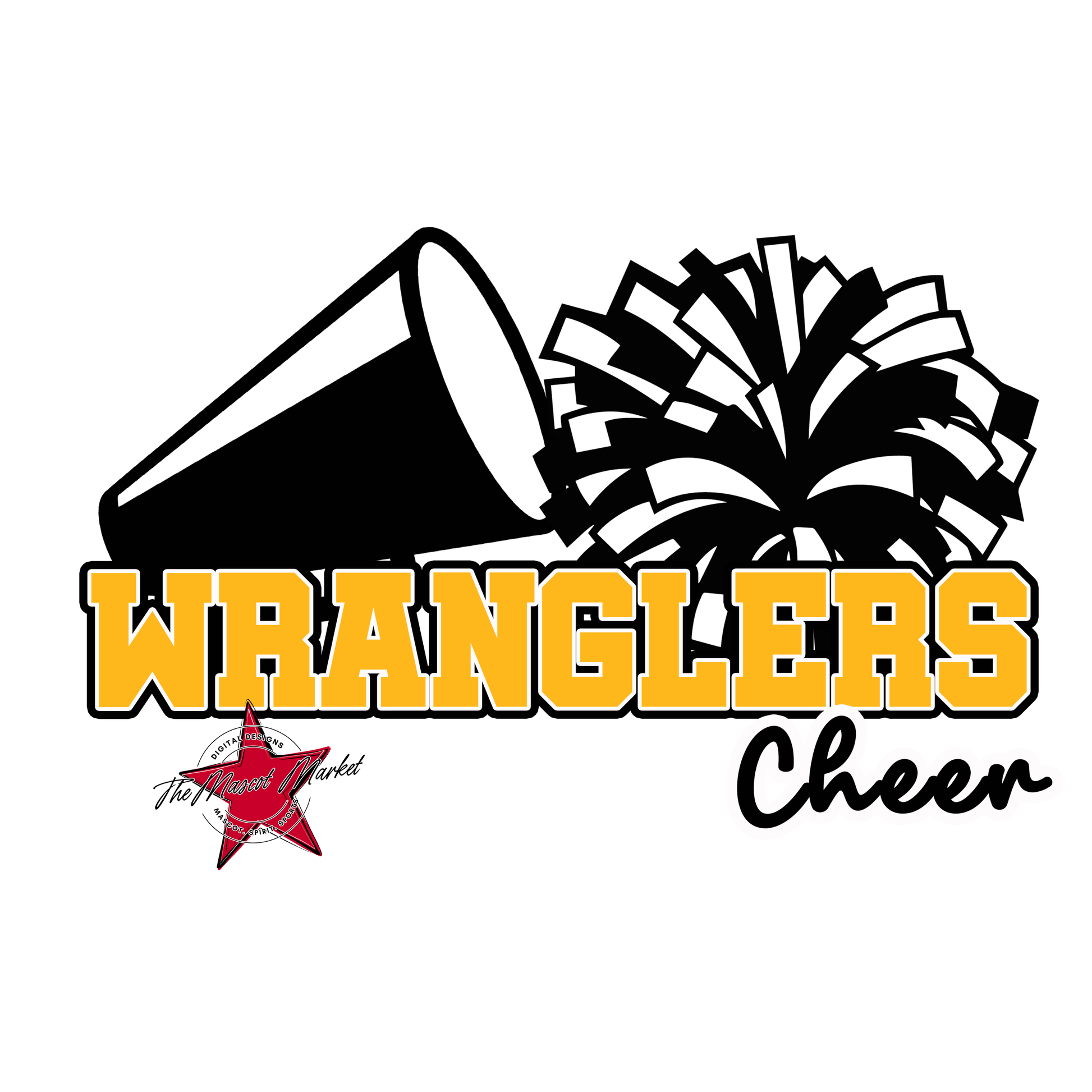 Wranglers Varsity Cheer-Yellow