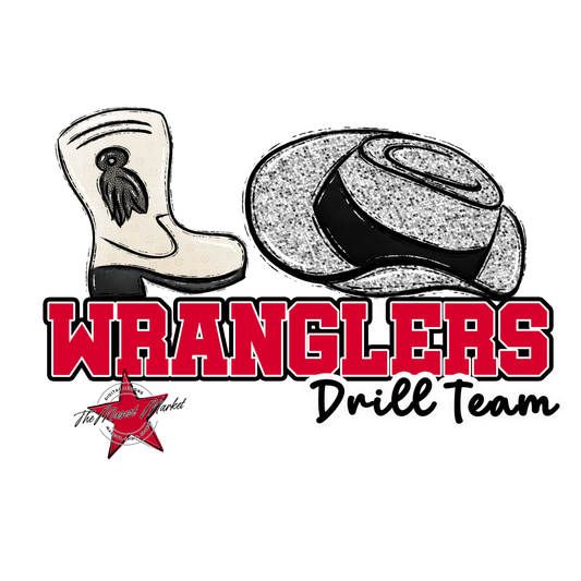 Wranglers Varsity Drillteam-Red