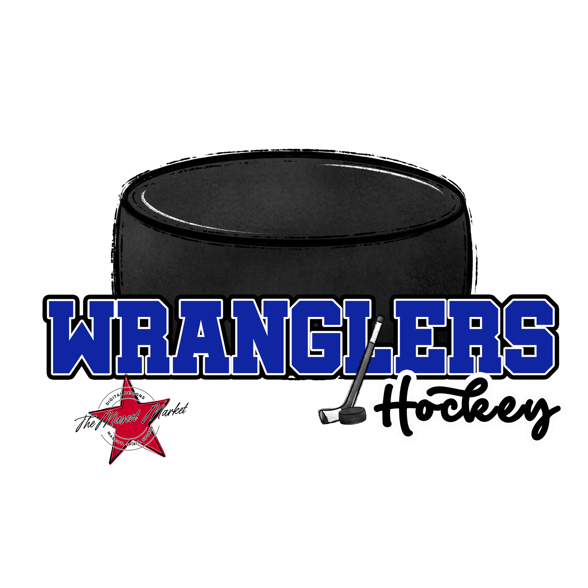 Wranglers Varsity Hockey-Royal Blue