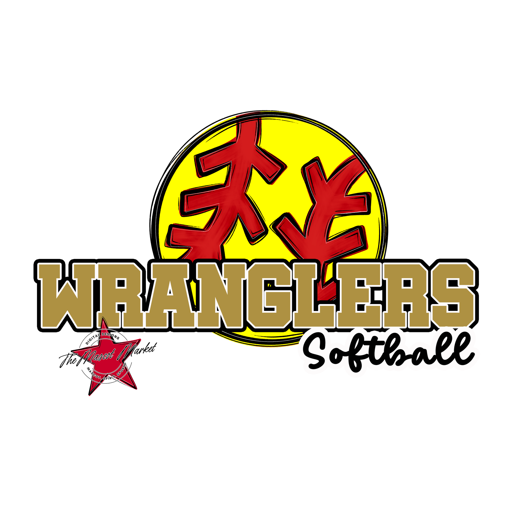 Wranglers Varsity Softball-Gold