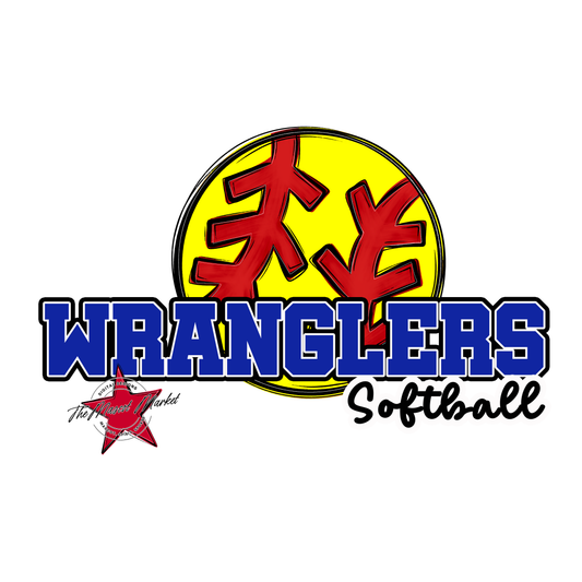 Wranglers Varsity Softball-Royal Blue