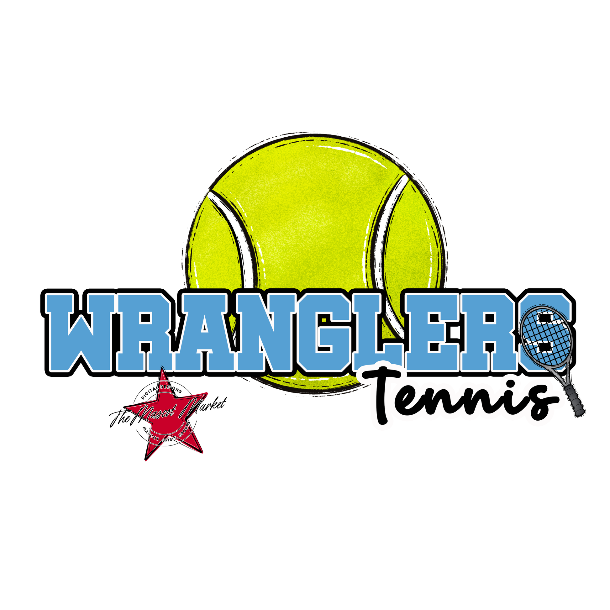 Wranglers Varsity Tennis-Carolina Blue