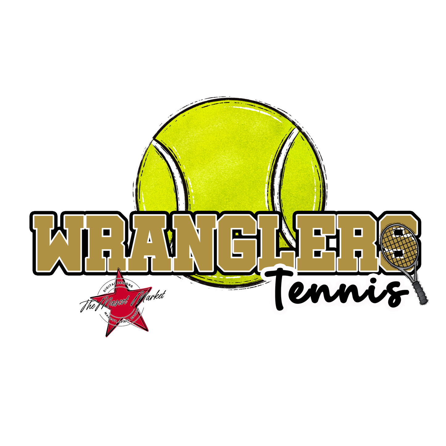 Wranglers Varsity Tennis-Gold
