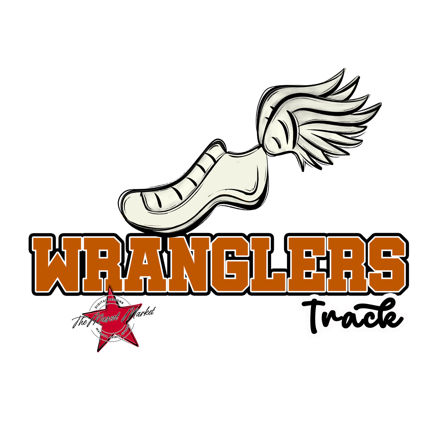Wranglers Varsity Track-Burnt Orange