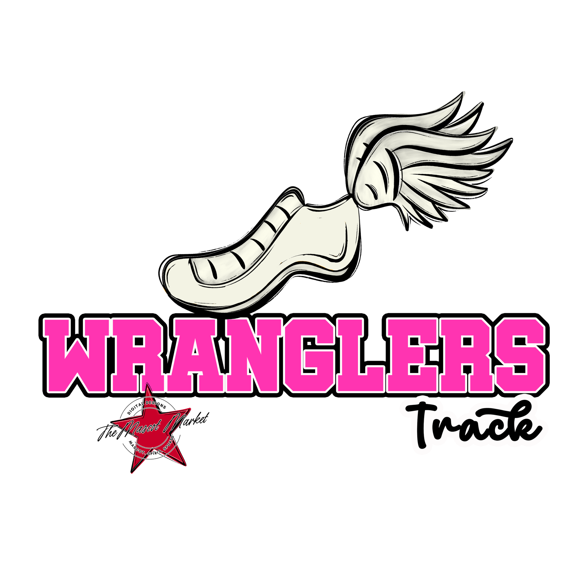 Wranglers Varsity Track-Pink