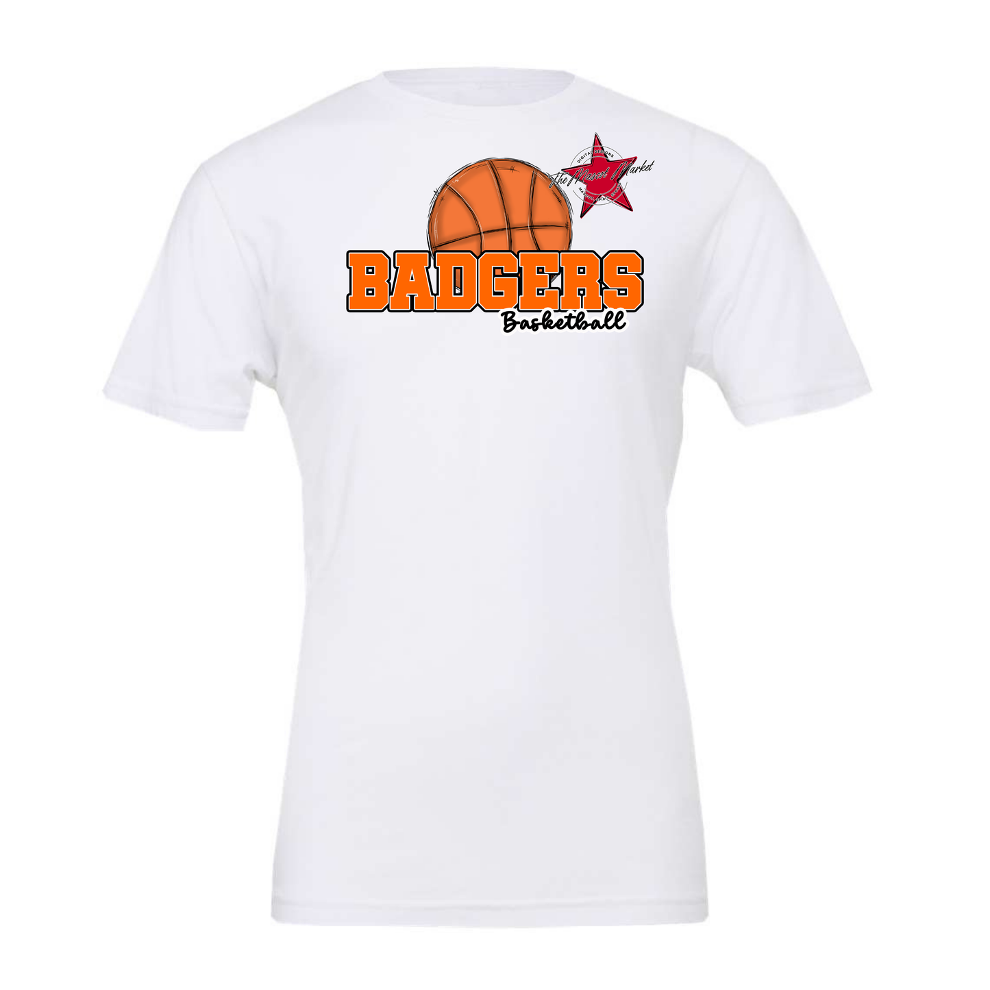 Badgers Varsity Basketball Design-Orange