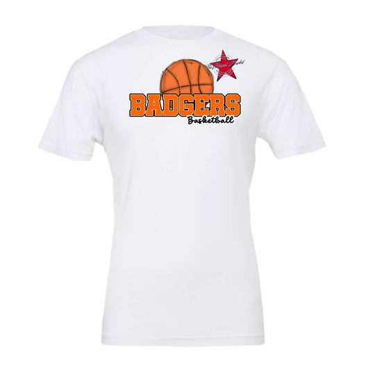 Badgers Varsity Basketball Design-Orange