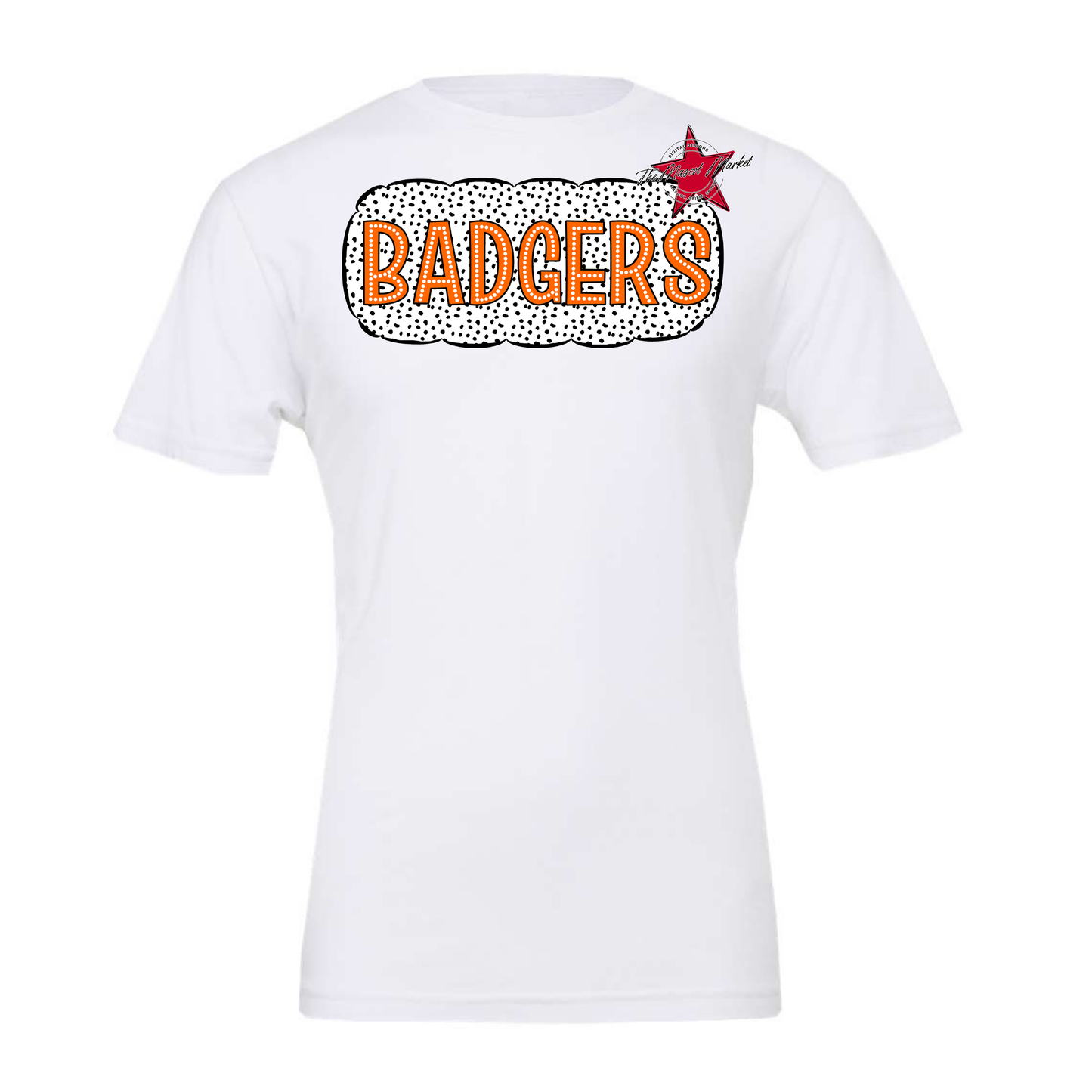 Badgers Dot Marquee Design-Orange