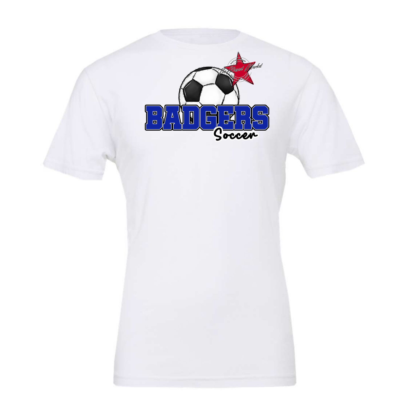 Badgers Varsity Soccer Design-Royal Blue