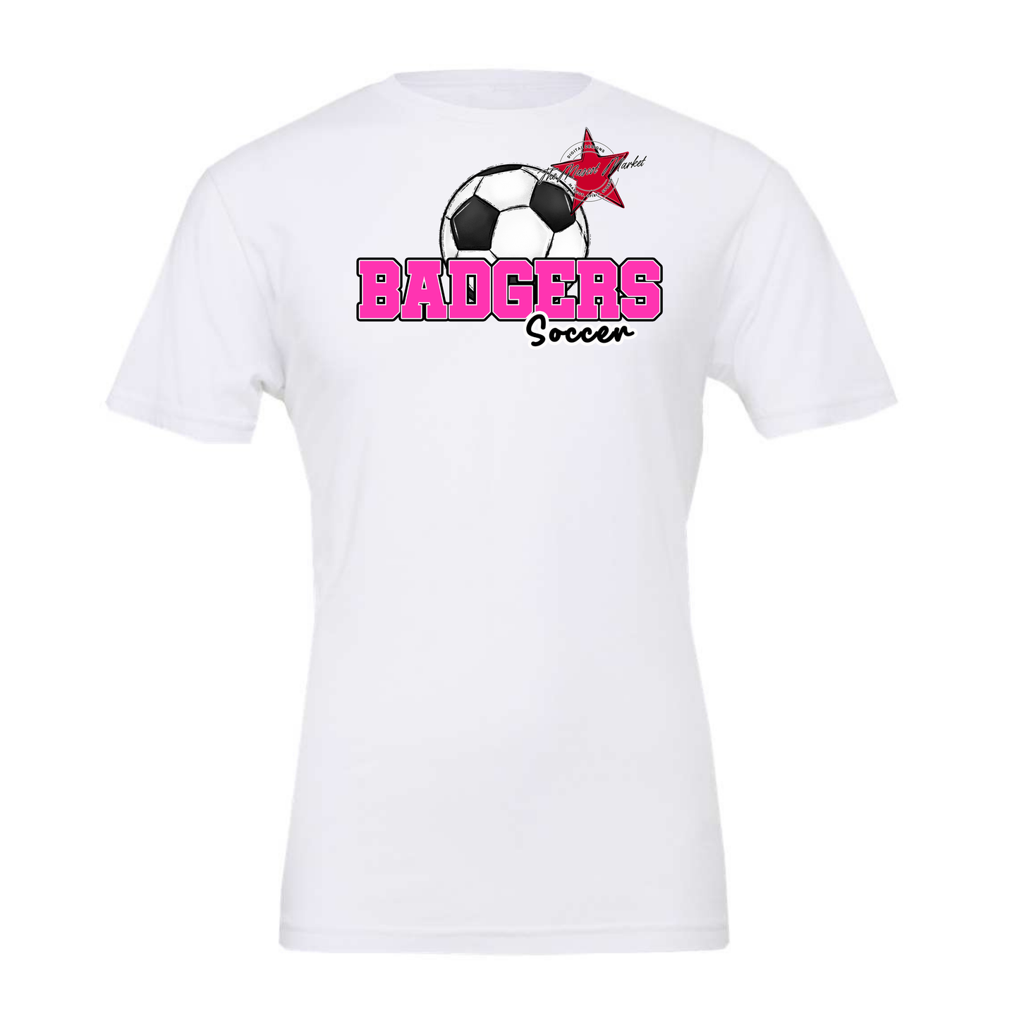 Badgers Varsity Soccer Design-Pink
