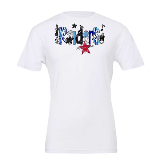Raiders Band Scrape-Blue-Carolina Blue