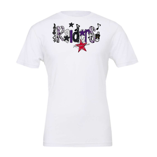 Raiders Band Scrape-Purple