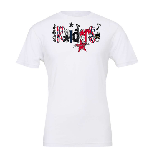Raiders Band Scrape-Navy-Red