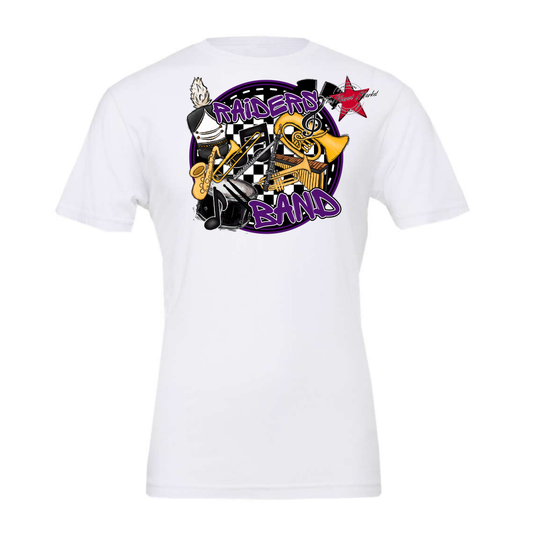 Raiders Circle Band Design-Purple