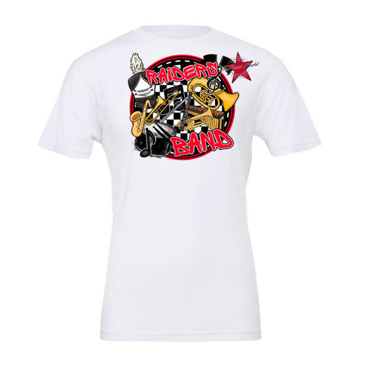 Raiders Circle Band Design-Red