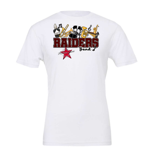 Raiders Varsity Band Design-Maroon
