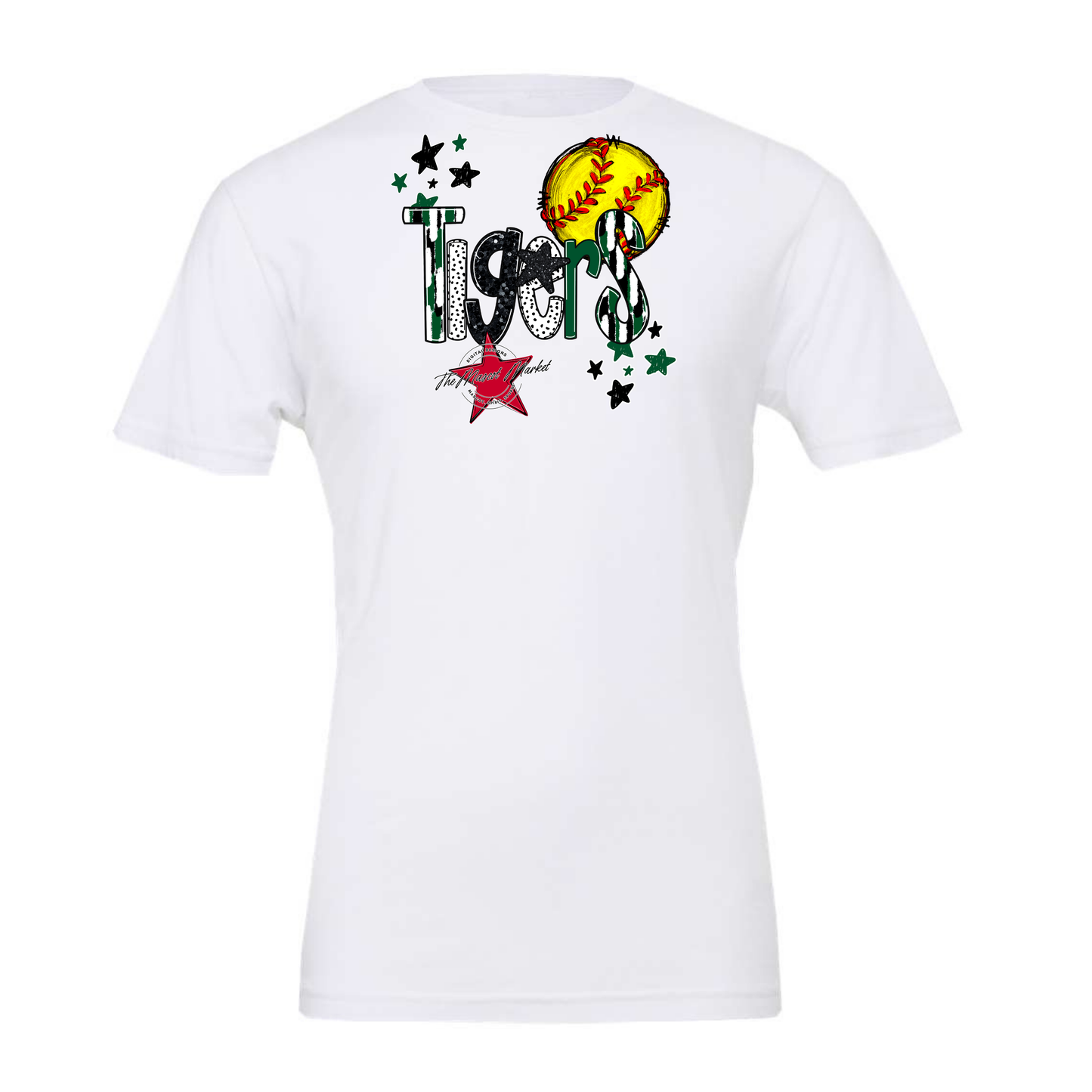 Tigers Softball Scrape-Green