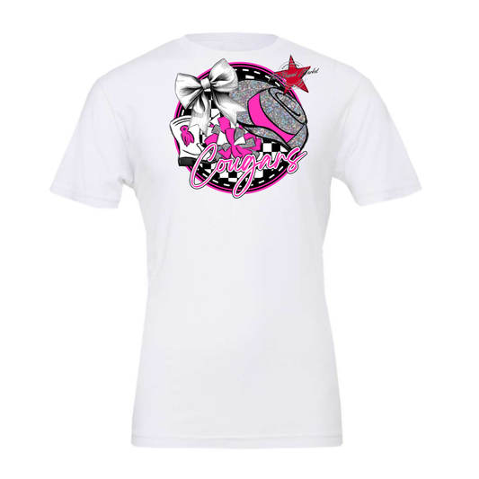 Cougars Circle Drillteam Design-Pink
