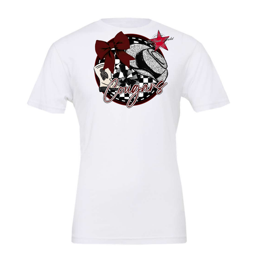 Cougars Circle Drillteam Design-Maroon