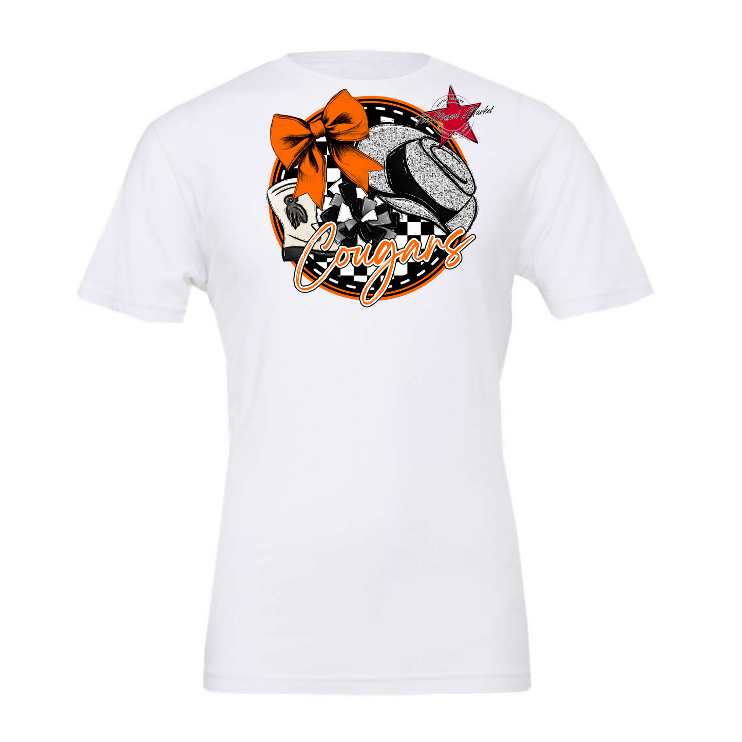 Cougars Circle Drillteam Design-Orange