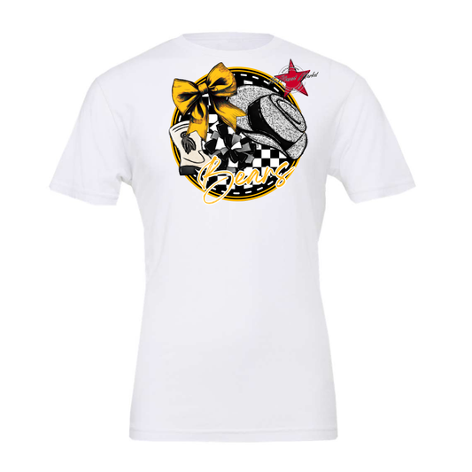 Bears Circle Drillteam Design-Yellow