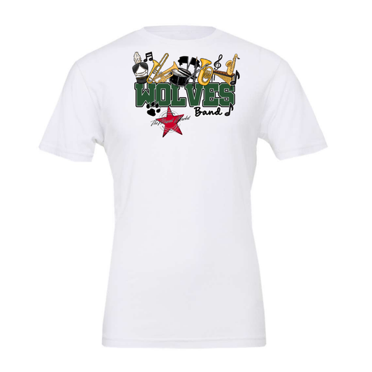 Wolves Varsity Band-Green