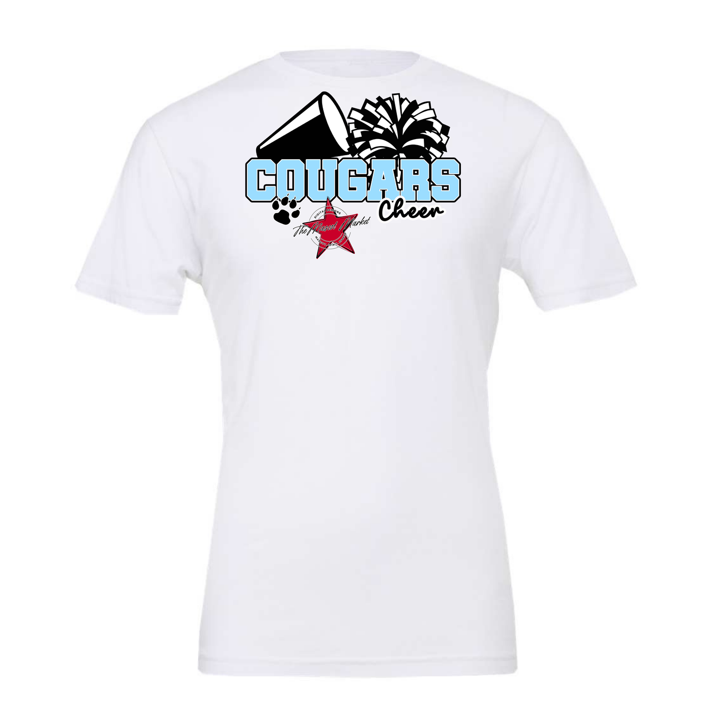 Cougars Varsity Cheer-Columbia Blue