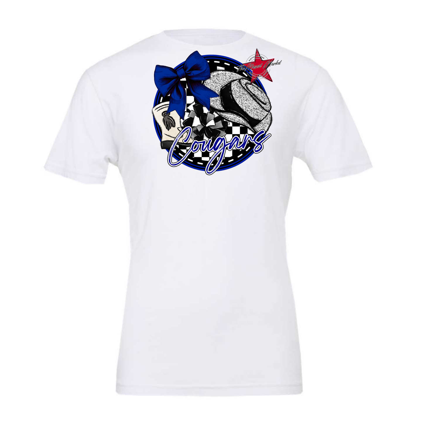 Cougars Circle Drillteam Design-Blue