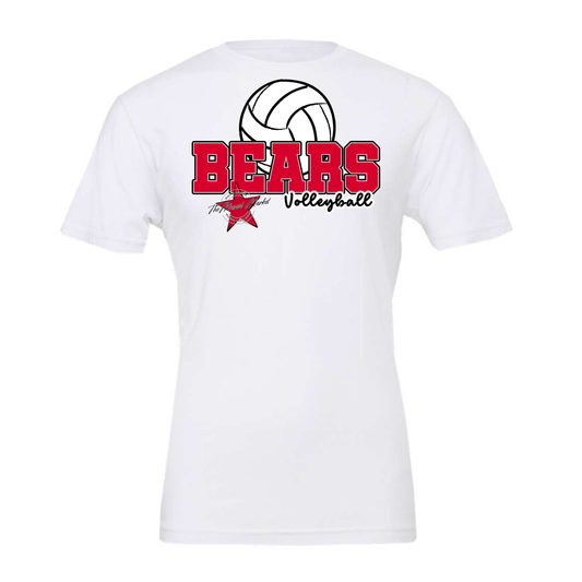Bears Varsity Volleyball Design-Red