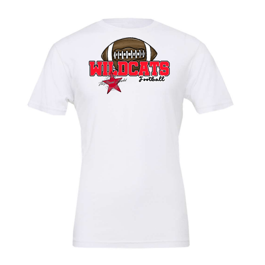 Wildcats Varsity Football-Bright Red