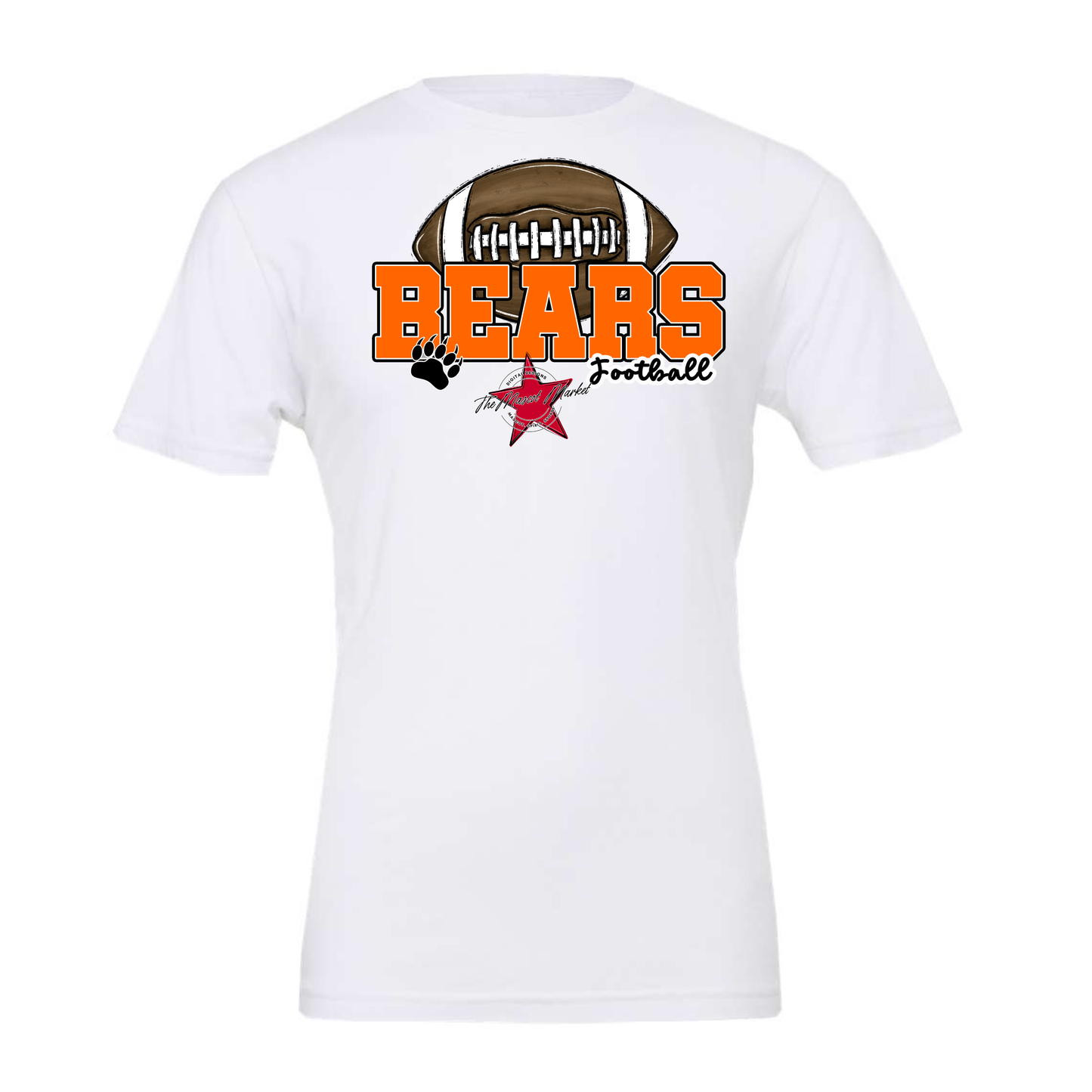 Bears Varsity Football Design-Orange
