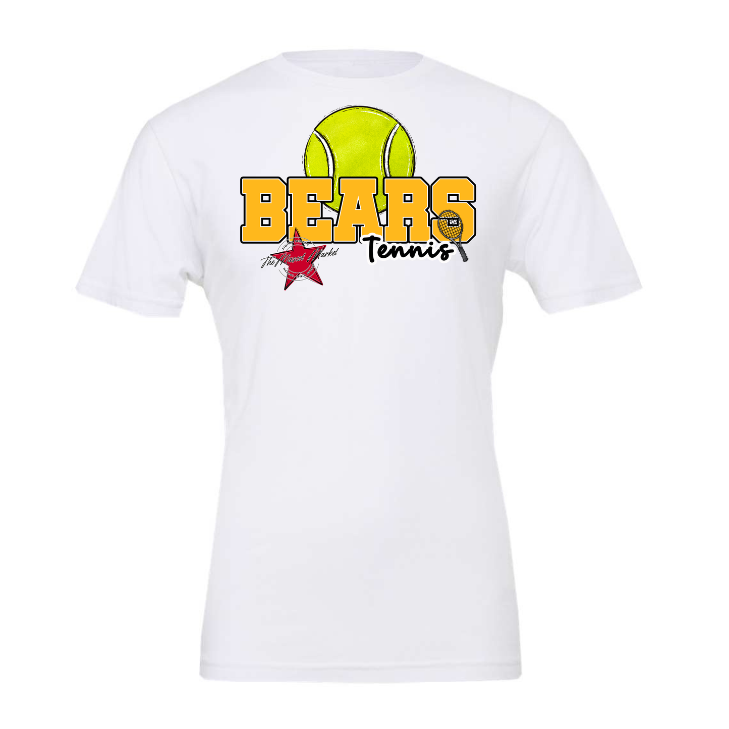Bears Varsity Tennis Design-Yellow
