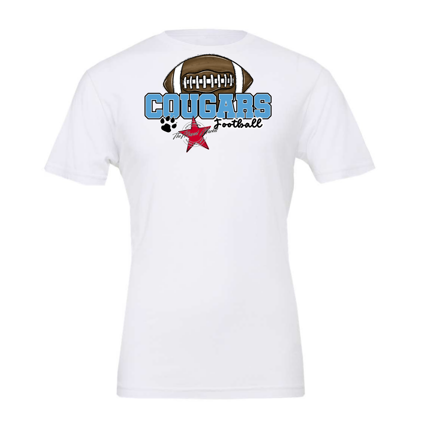 Cougars Varsity Football-Carolina Blue