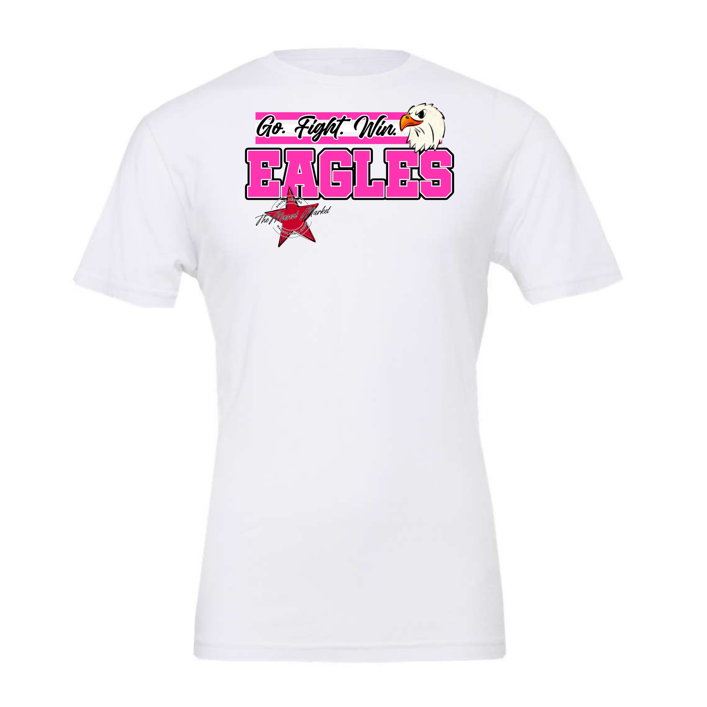 Go Fight Win Eagles-Pink