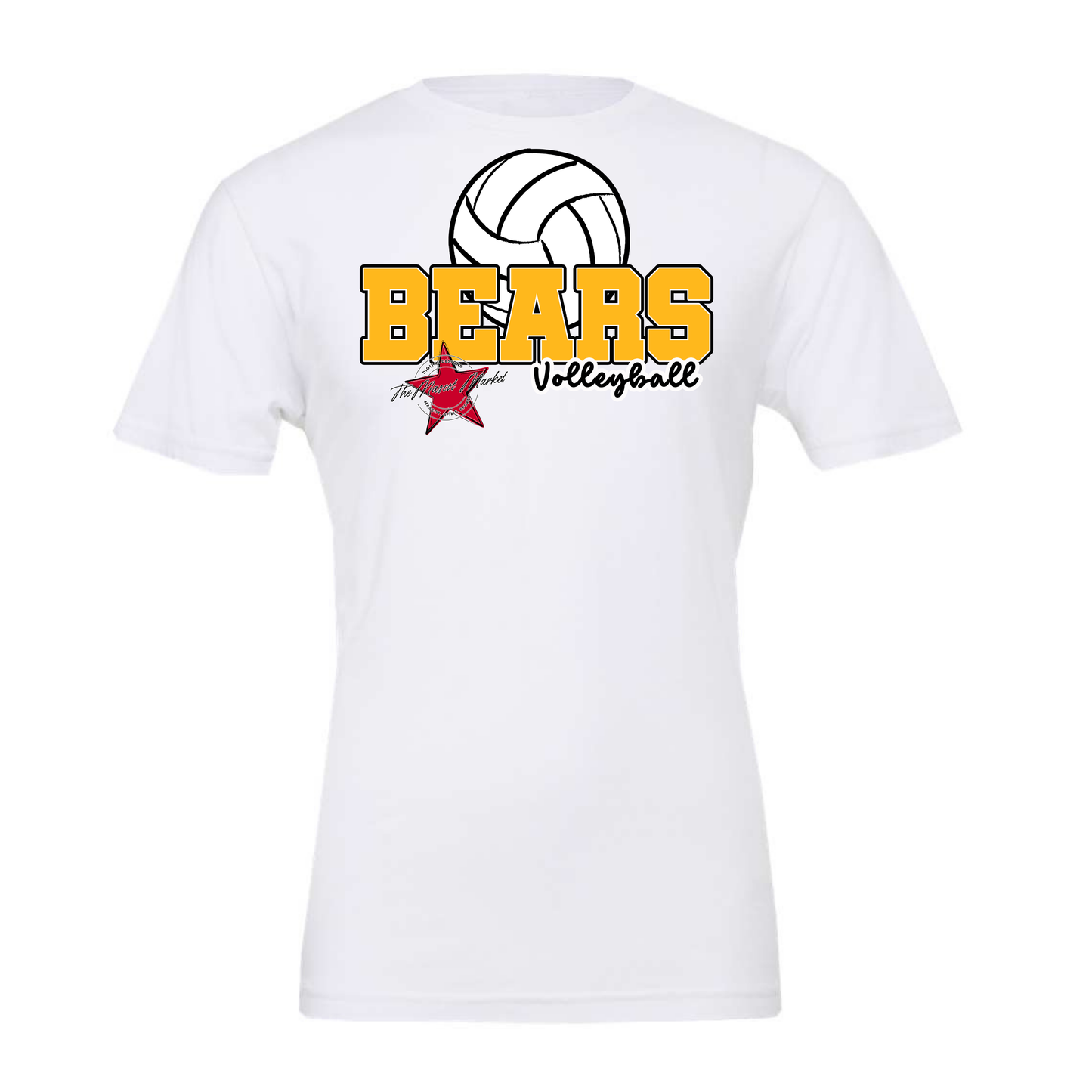 Bears Varsity Volleyball Design-Yellow