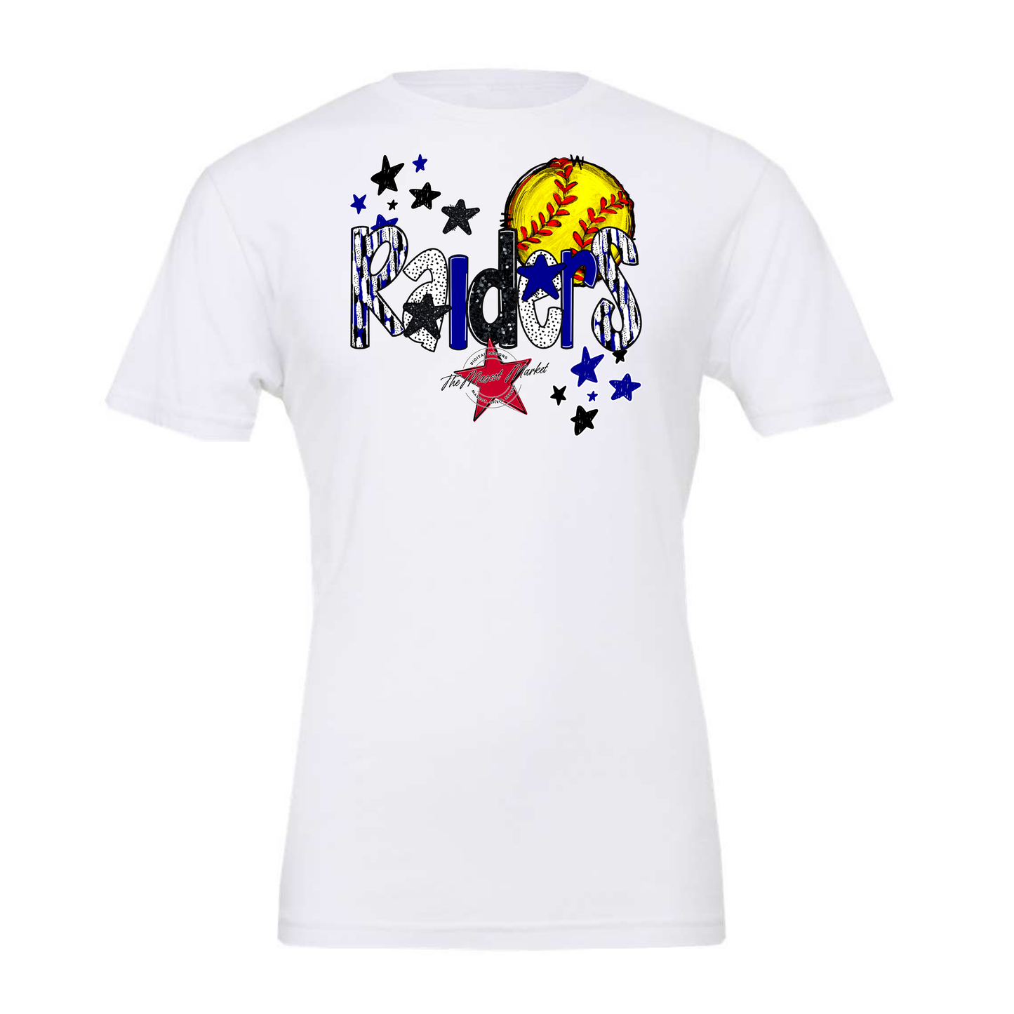 Raiders Softball Scrape-Blue