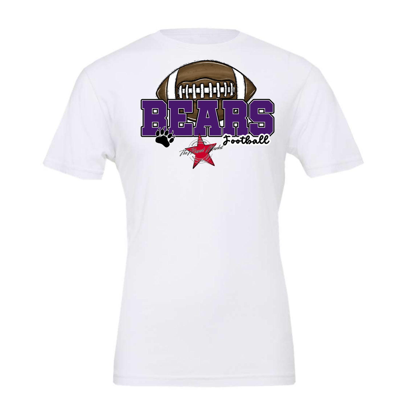 Bears Varsity Football Design-Purple