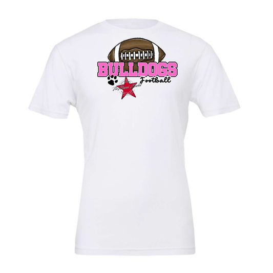 Bulldogs Varsity Football-Baby Pink