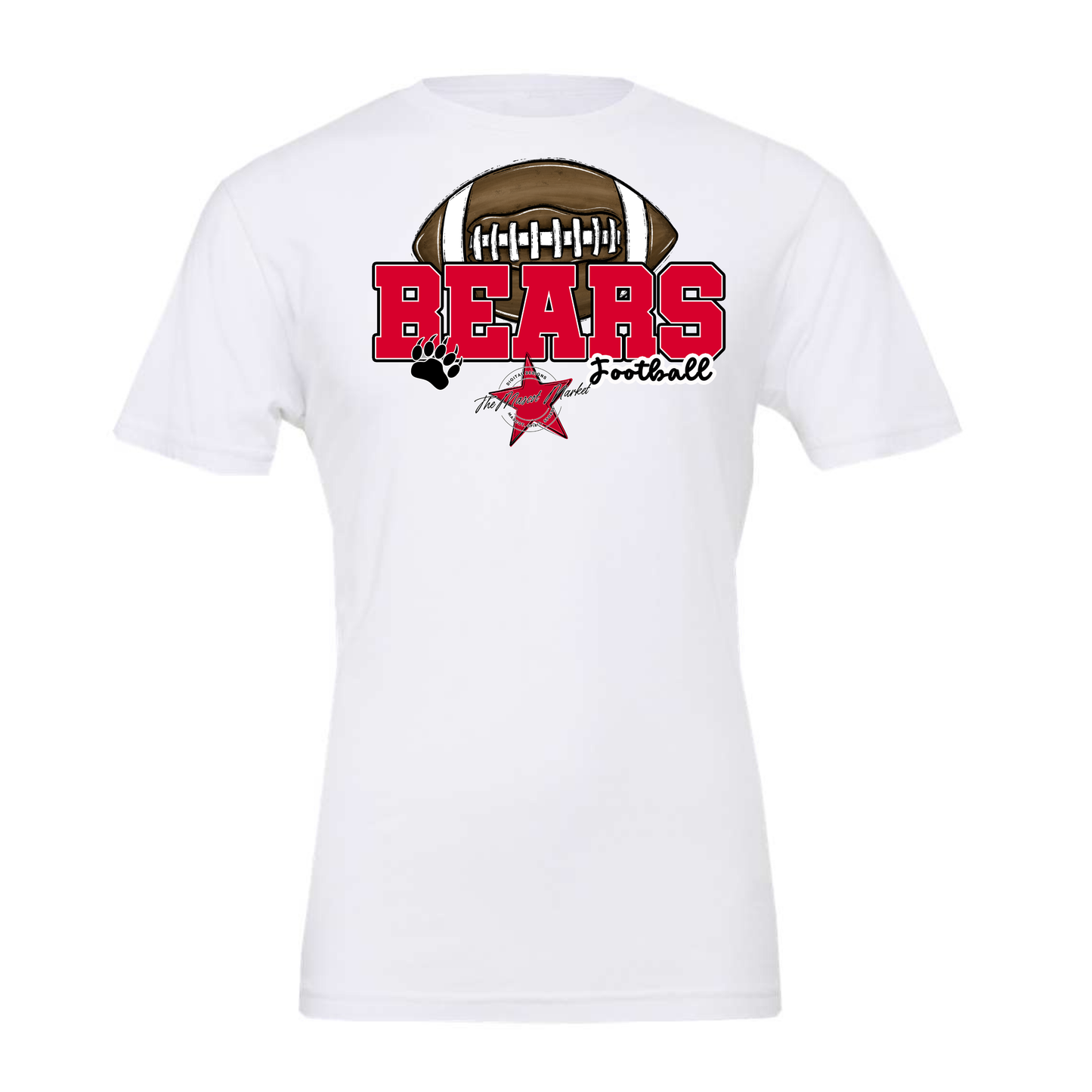 Bears Varsity Football Design-Red