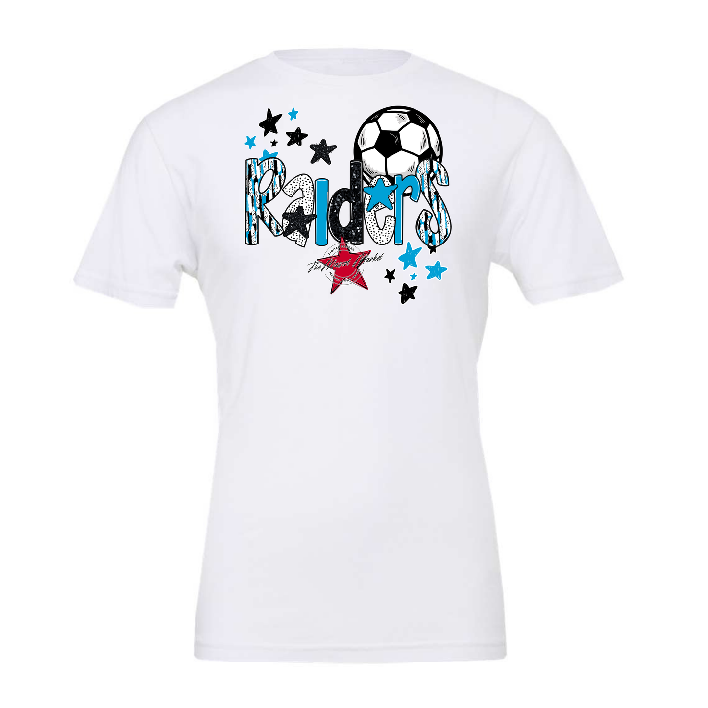 Raiders Soccer Scrape-Carolina Blue