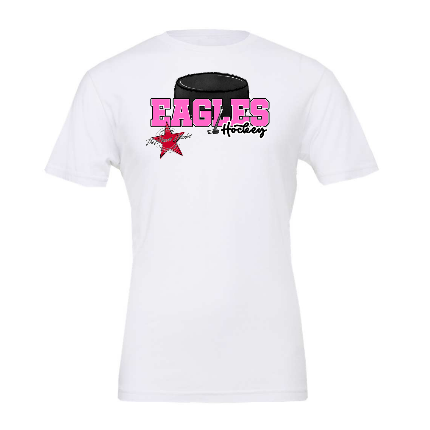 Eagles Varsity Hockey Design-Baby Pink